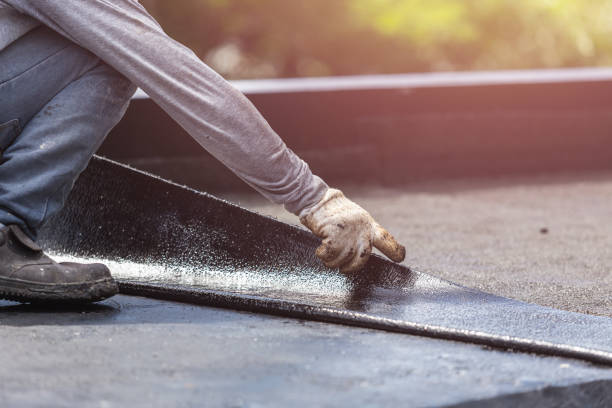 Professional Basement Waterproofing technician working in New Hope, OR